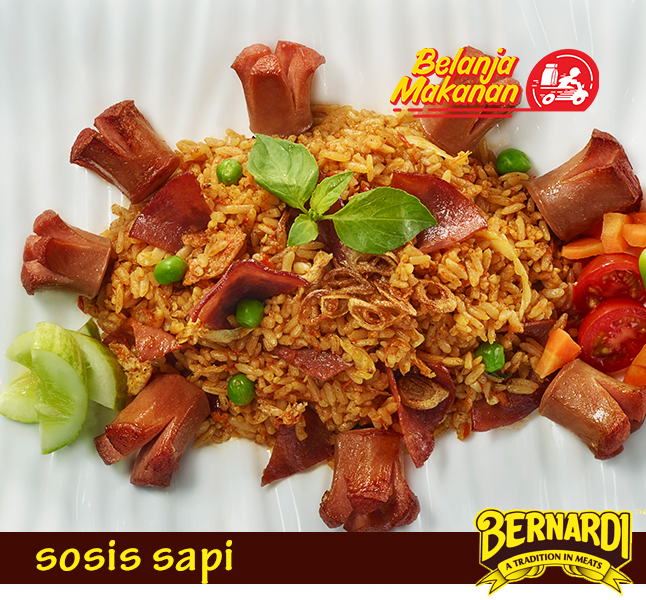 Sosis Sapi Breakfast 1 kg VP , Bernardi Horeka Pack – Belanja Makanan